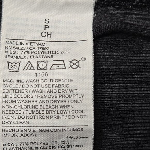 Old Navy Leggings Womens Small Black Active Powersoft High Rise Go Dry Pockets - Picture 12 of 12